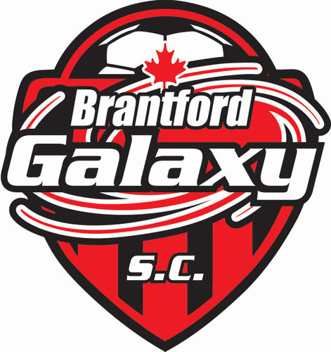 Brantford Galaxy S.C Logo vinyl decal